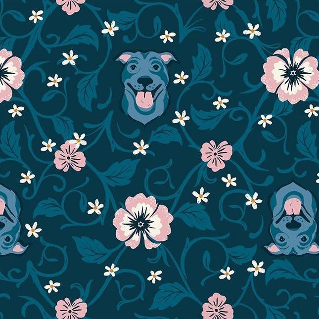 Dog Park - Pitbull - Teal Navy - 50cm