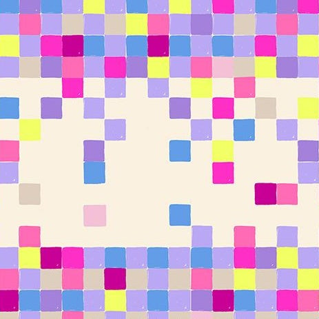 Glow Garden - Pixels - Natural - Glow in the Dark - 50cm