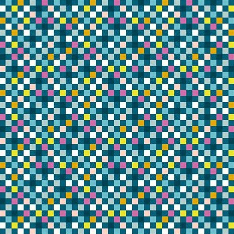 Washi Plus - Pixels - Teal - 50cm