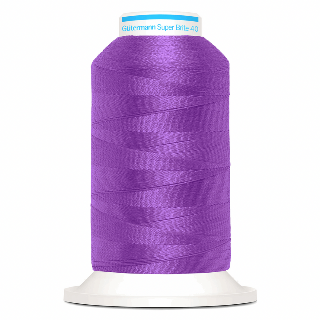 Super Brite Polyester 40 - Purple - 5554 - 1000m