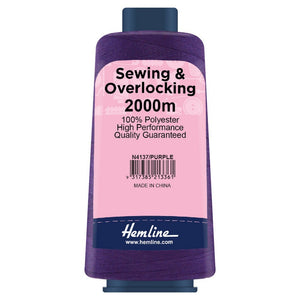 Overlocking Thread - 2000m - Purple