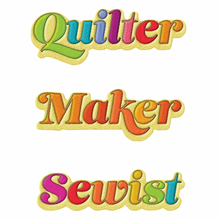 Load image into Gallery viewer, Sew Cute - Quilter Maker Sewist - Motifs
