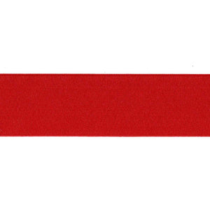 Ribbon - Double Polyester Satin - 35mm Wide - Red - 50cm