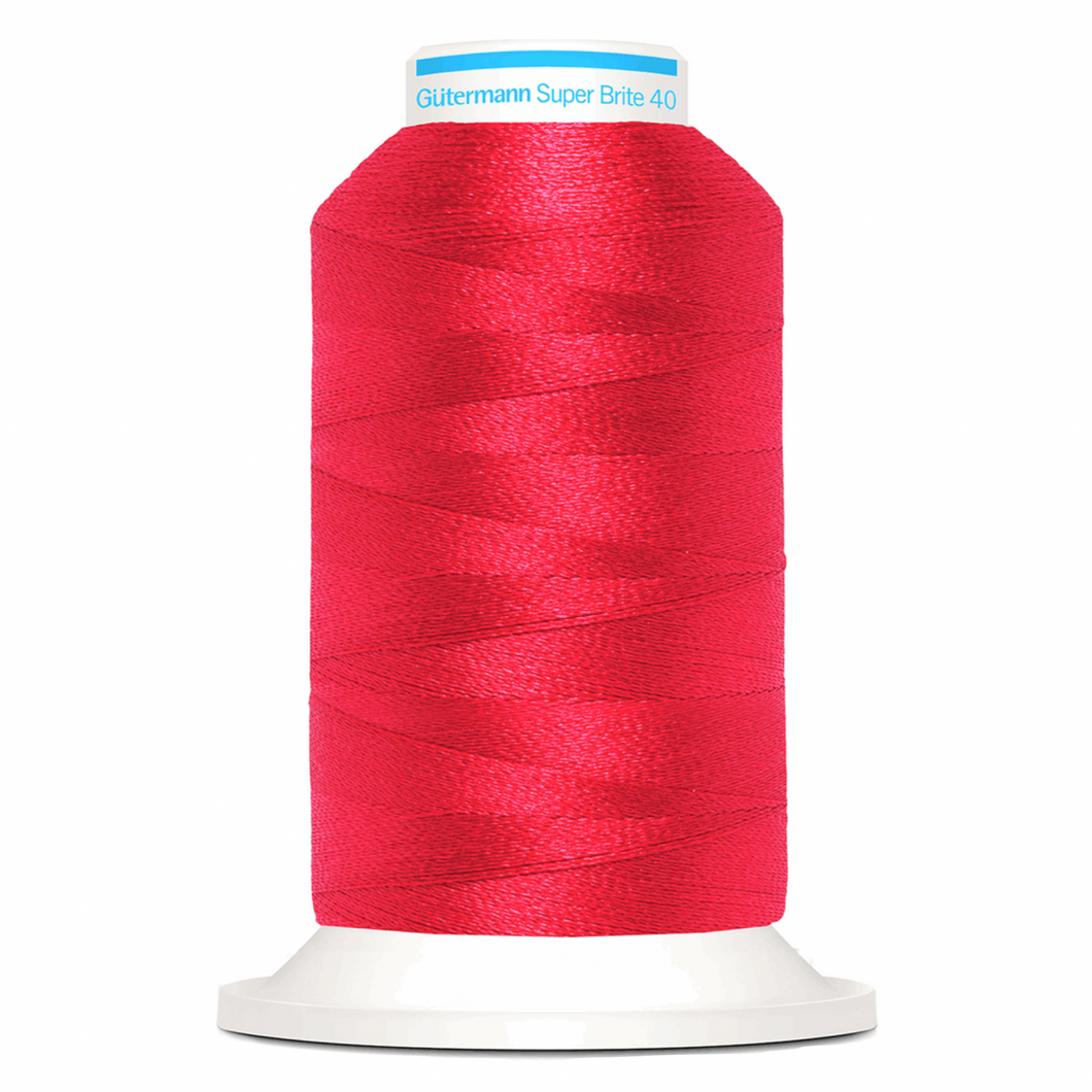 Super Brite Polyester 40 - Red - 5563 - 1000m