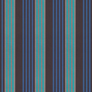 Warp & Weft Ooh Lucky Lucky - Ribbon Stripe - Soft Black - Woven - 50cm