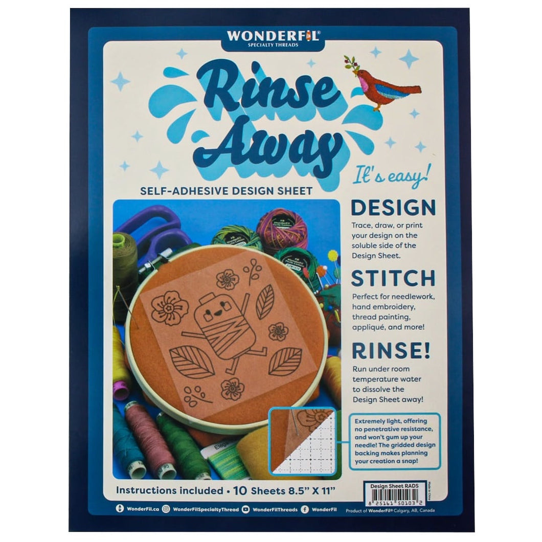 Rinse Away Design Sheet - 10 Sheets