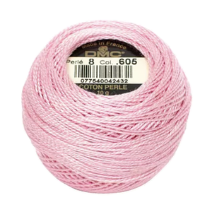 Coton Perle 8 - Rosebud - 605 - 80m