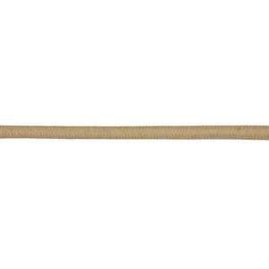 Round Elastic - 3mm - Beige - 50cm