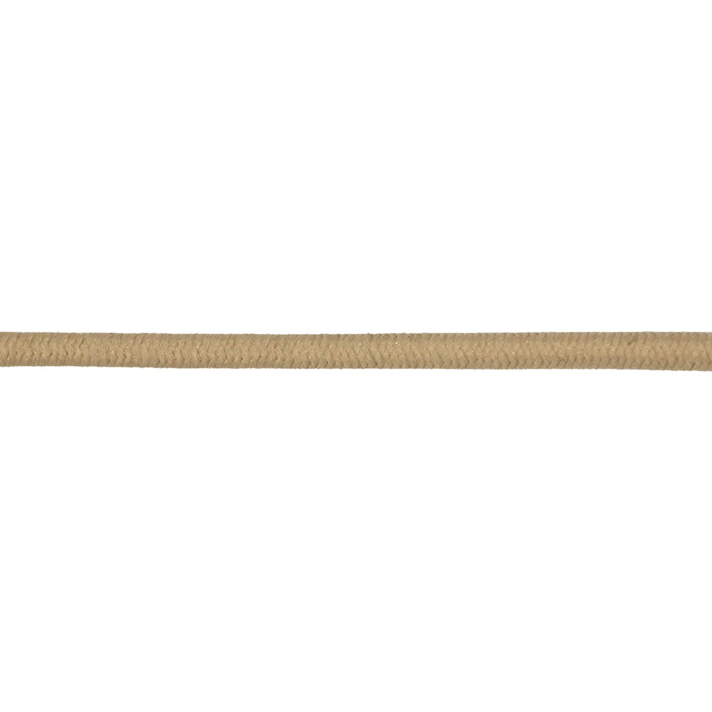 Round Elastic - 3mm - Beige - 50cm