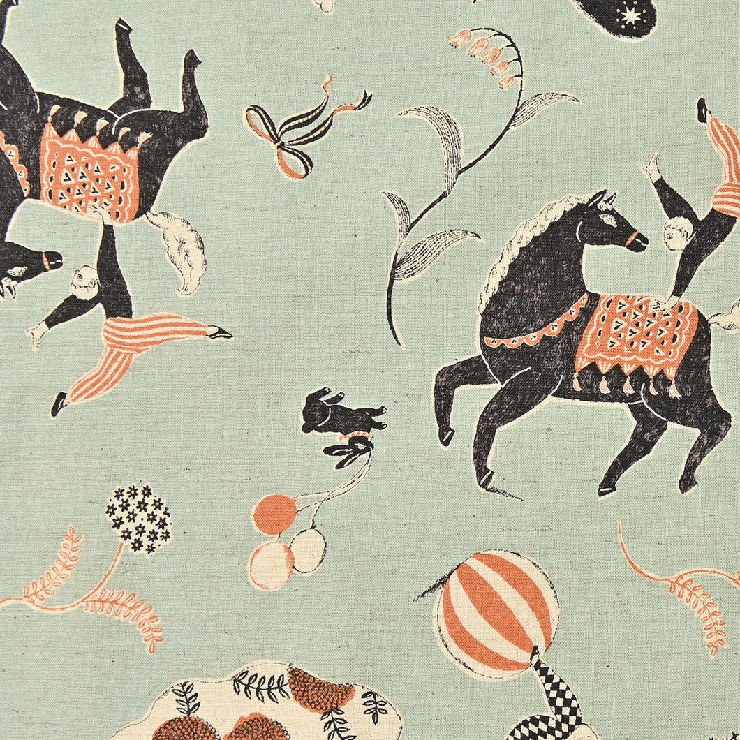 Sanae Sugimoto - Circus Night - 85% Cotton 15% Linen - Fat Quarter