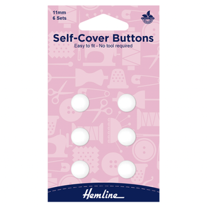 Self-Cover Buttons - 11mm