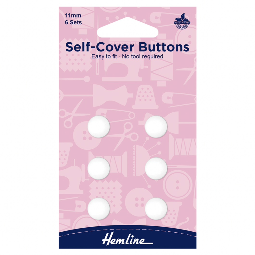 Self-Cover Buttons - 11mm