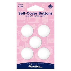 Self-Cover Buttons - 22mm