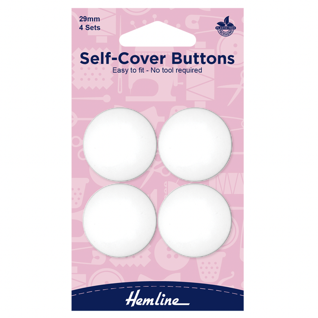 Self-Cover Buttons - 29mm