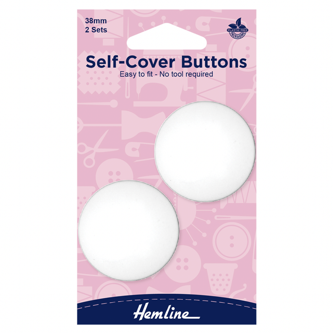 Self-Cover Buttons - 38mm