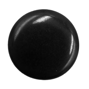 Plastic Buttons - Shank - Black - 12mm