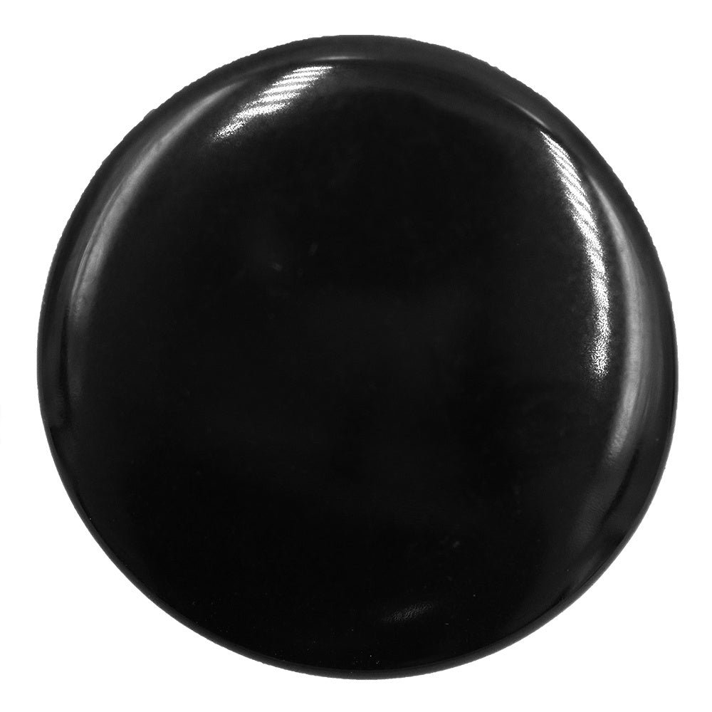 Plastic Buttons - Shank - Black - 18mm