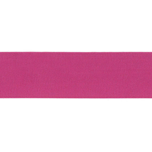 Ribbon - Double Polyester Satin - 35mm Wide - Shocking Pink - 50cm