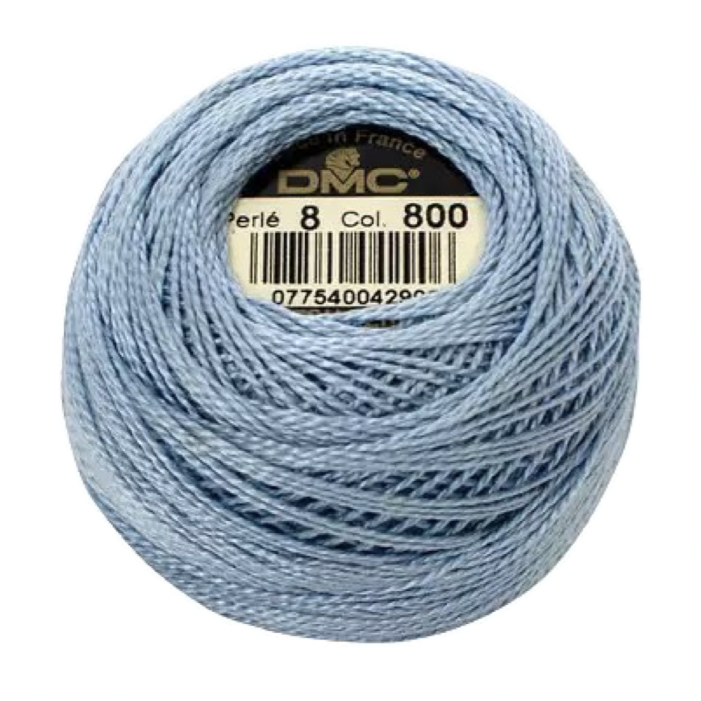 Coton Perle 8 - Sky Blue - 800 - 80m