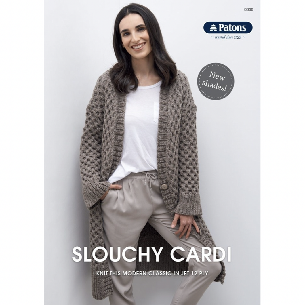 Slouchy Cardi - 0030 - Physical Pattern