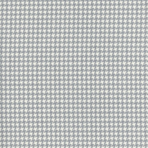 Farmhouse Flannels lll - Small Houndstooth - Pewter - 50cm