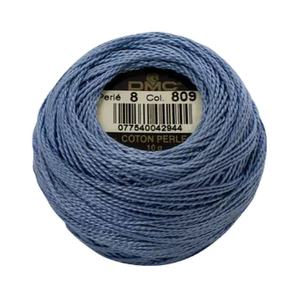 Coton Perle 8 - Soft Blue - 809 - 80m