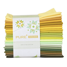 Load image into Gallery viewer, Pure Solids - Sprouting Edition - Fat Quarter Bundle
