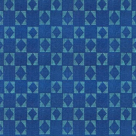 Warp & Weft Ooh Lucky Lucky - Star - Bluebell - Woven - 50cm