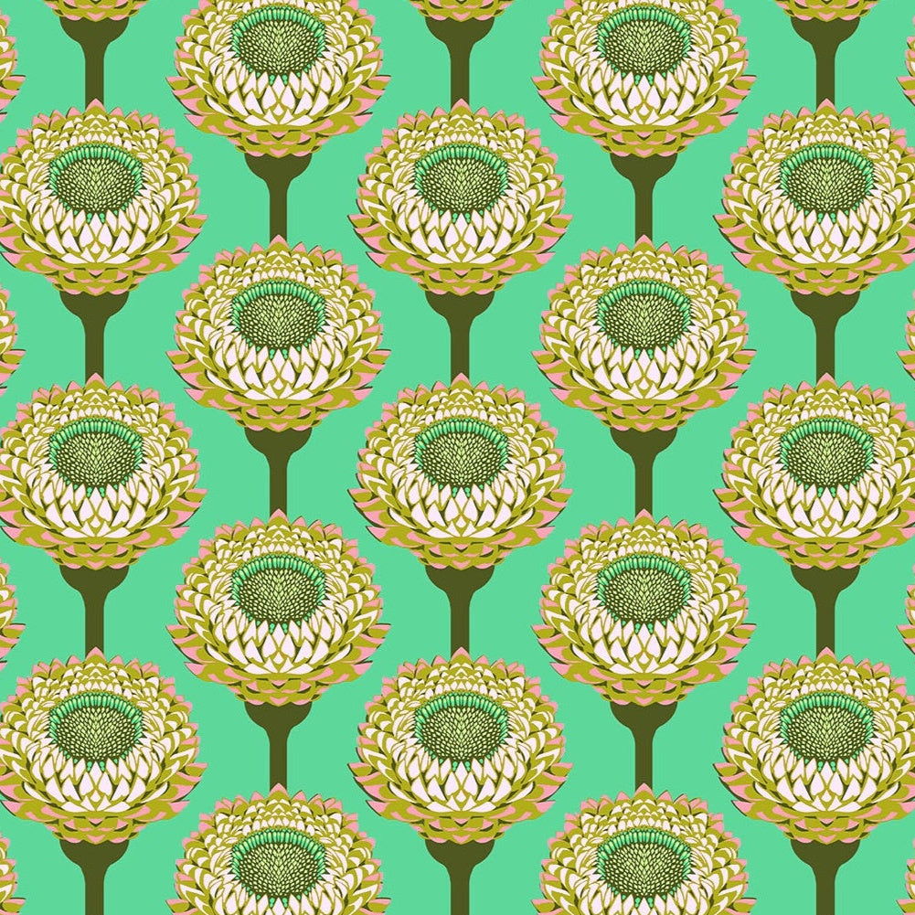 Iconic - Strawflower - Aqua - 50cm