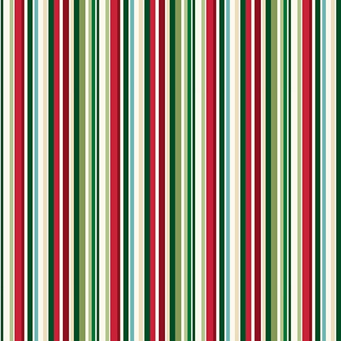 Christmas Wishes - Stripe - Multi - 50cm