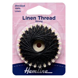 Linen Thread - Strong - Black