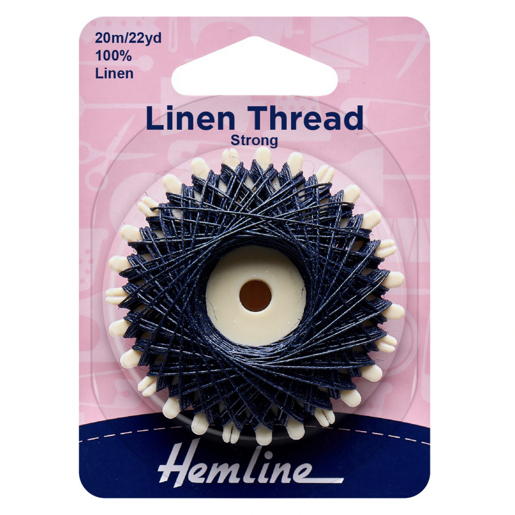 Linen Thread - Strong - Navy