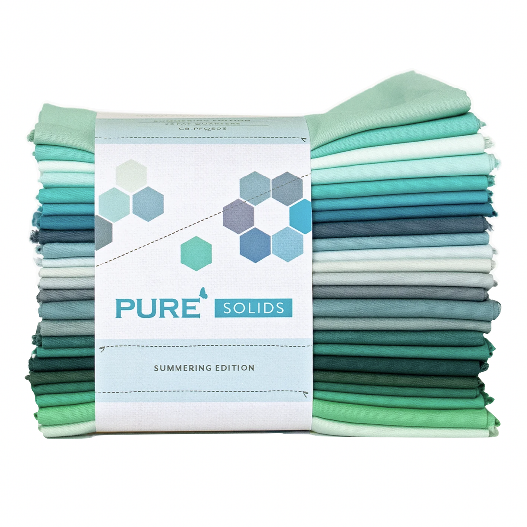 Pure Solids - Summering Edition - Fat Quarter Bundle