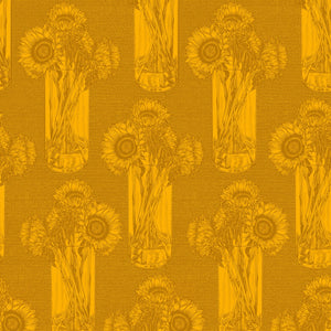 Indelible - Sunflowers - Saffron - 50cm
