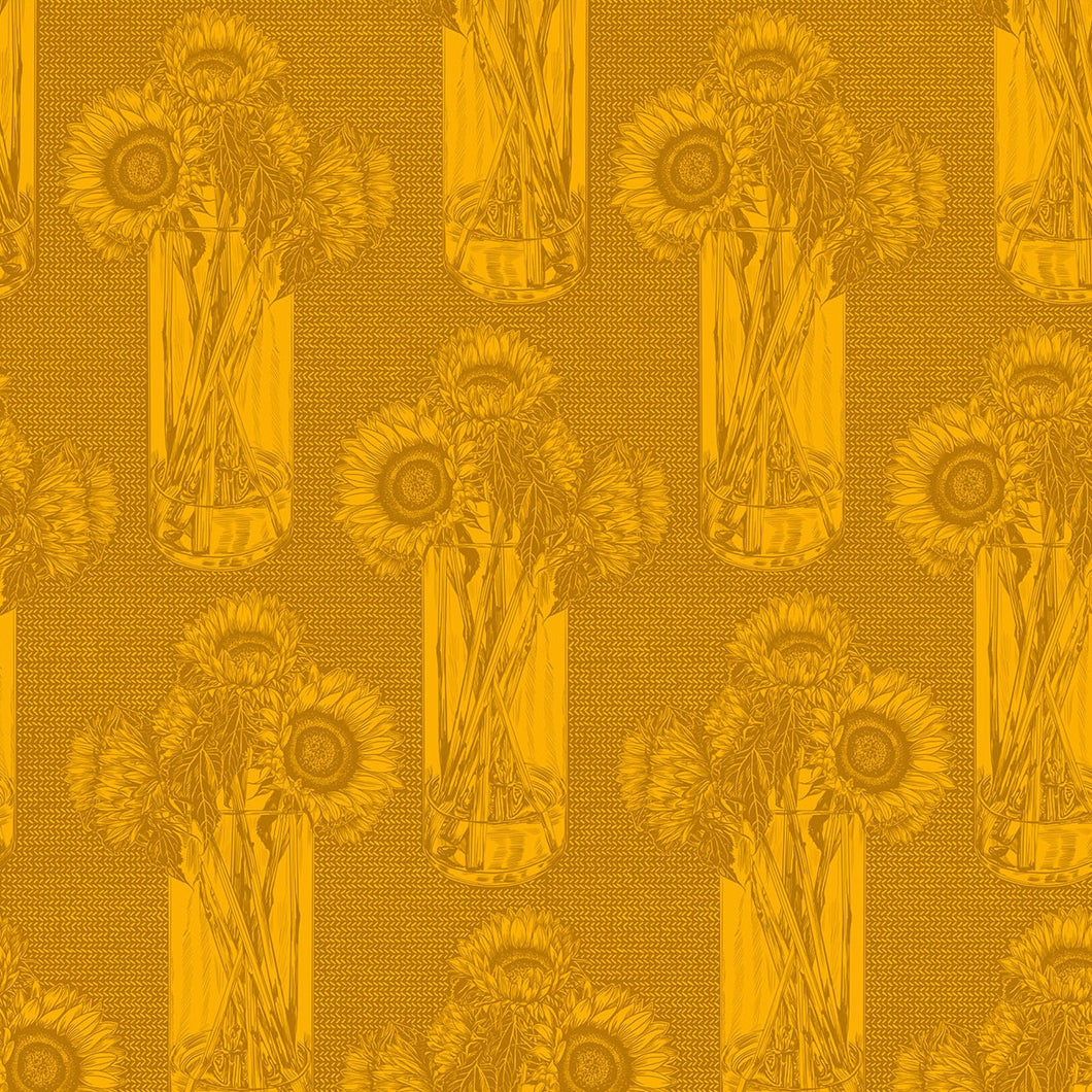 Indelible - Sunflowers - Saffron - 50cm