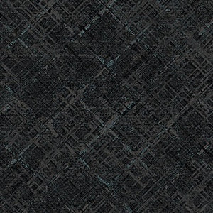 Dots & Dashes - Texture - Black - Flannel - 50cm