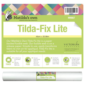 Tilda-Fix Lite - Fusible Web - 45cm Wide - 50cm