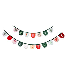 Load image into Gallery viewer, Tiny Christmas - Garland Panel - Snow - 90cm
