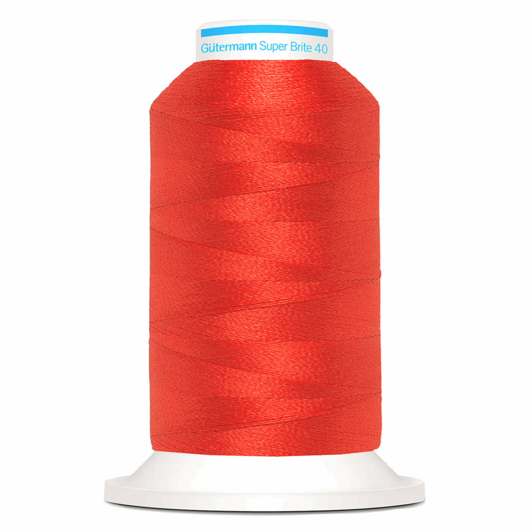 Super Brite Polyester 40 - Tomato - 5767 - 1000m