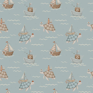 Ahoy - Turtles and Boats - 50cm