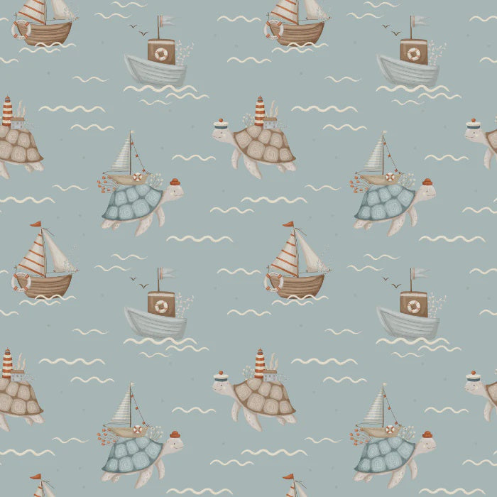 Ahoy - Turtles and Boats - 50cm