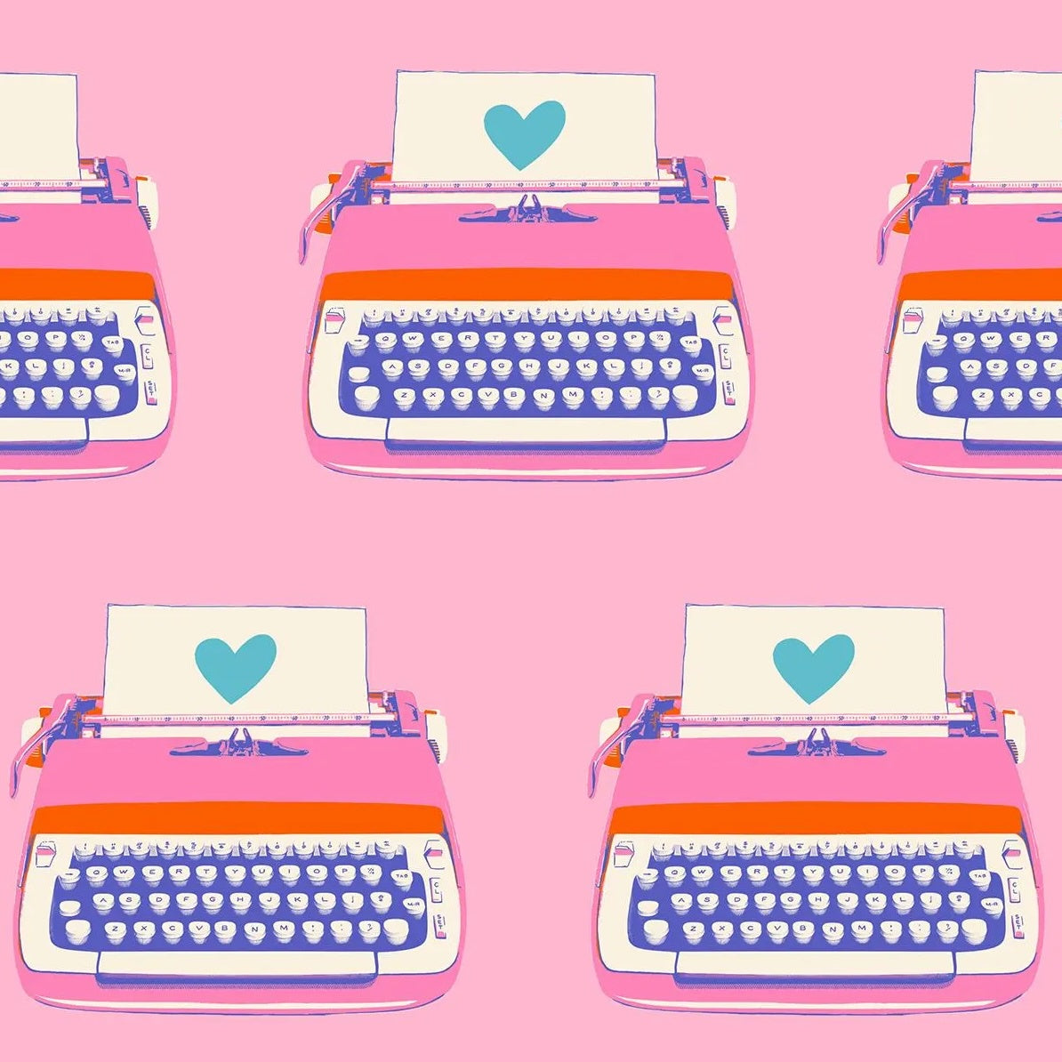 Best Day Ever - Typewriters - Posy - 50cm – The Patchwork Pear