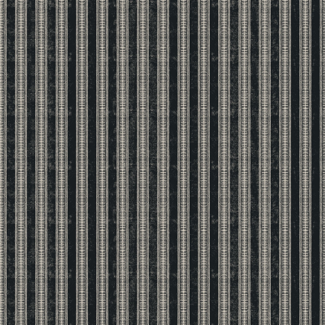 Wabi - Stripe - Charcoal - 50cm