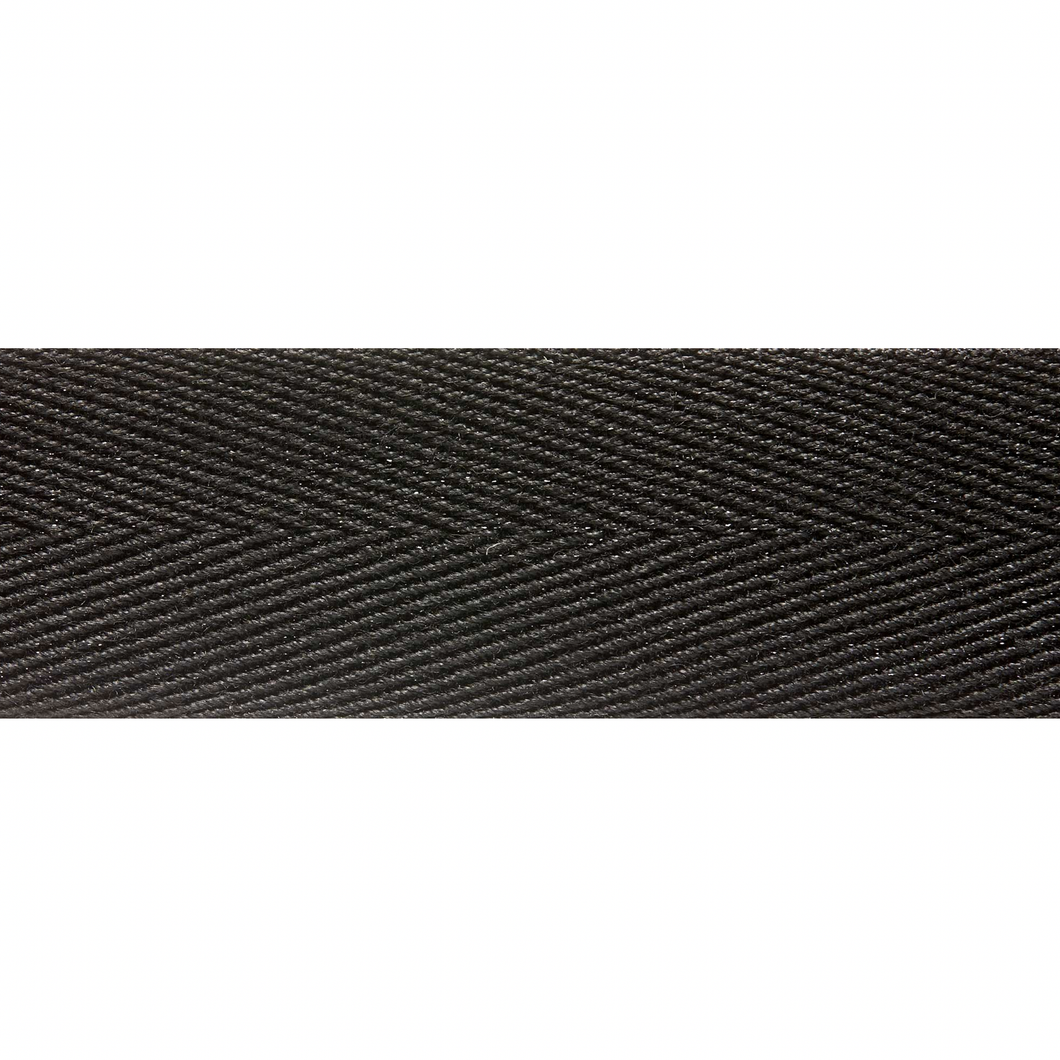 Webbing - Polyester - 25mm Wide - Black - 50cm