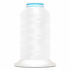 Super Brite Polyester 40 - White - 5597 - 1000m