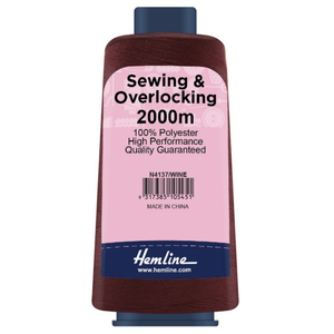 Overlocking Thread - 2000m - Wine