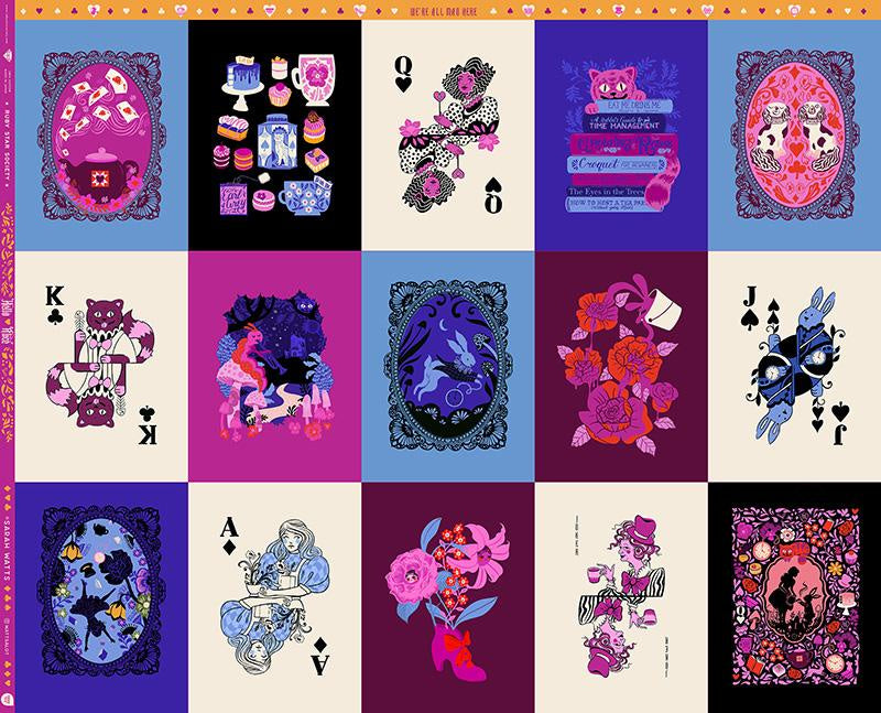 Hello Alice - Wonderland Panel - Multi - 92cm