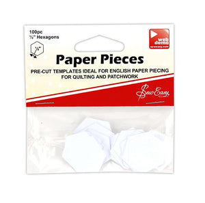 Paper Pieces 0.5" Hexagons