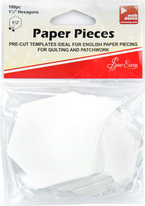 Paper Pieces 1.25" Hexagons