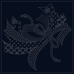 Sashiko Cloth - Navy - Noshi
